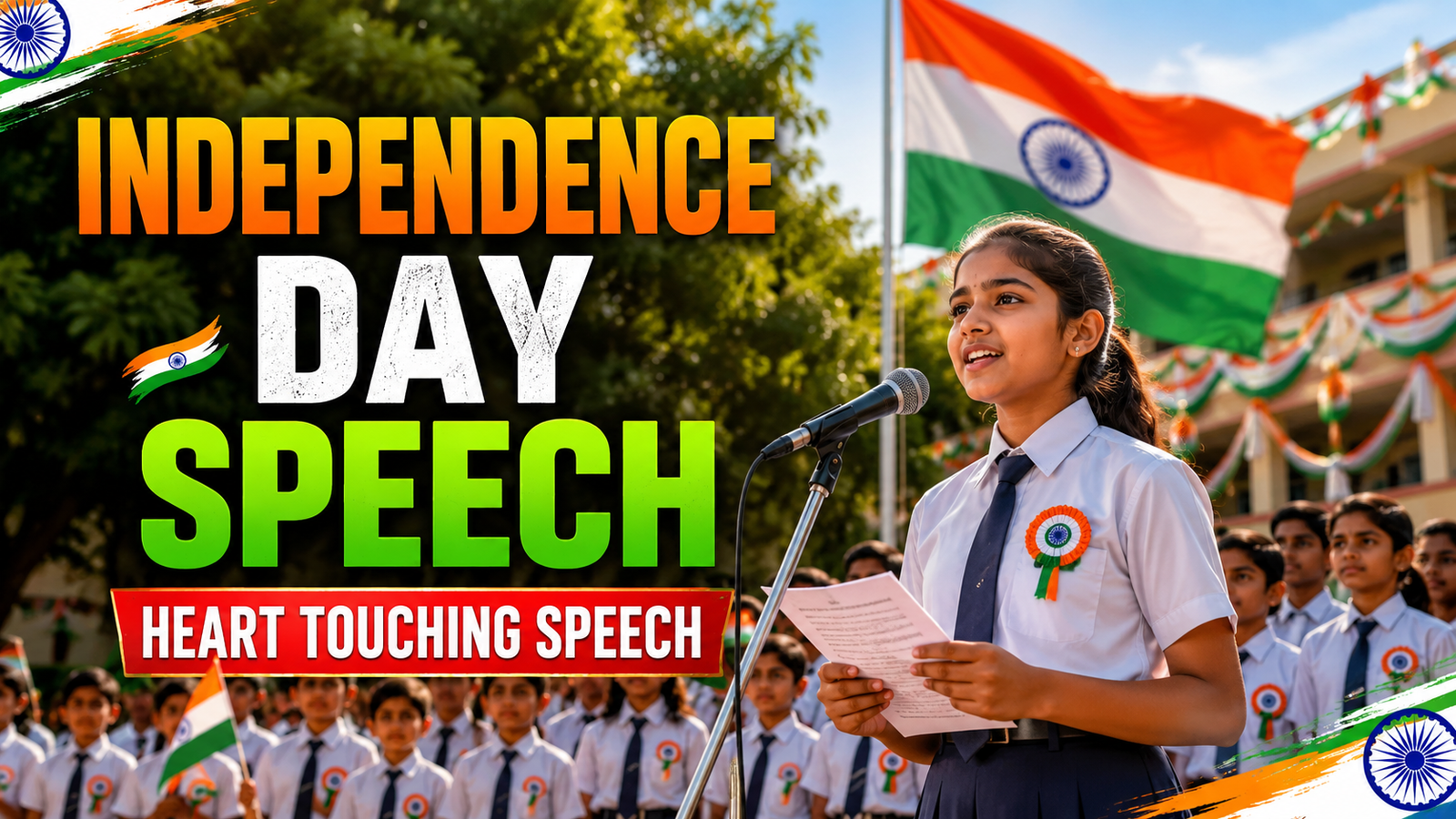 Independence Day Speech In English | Heart Touching speech on Independence Day
